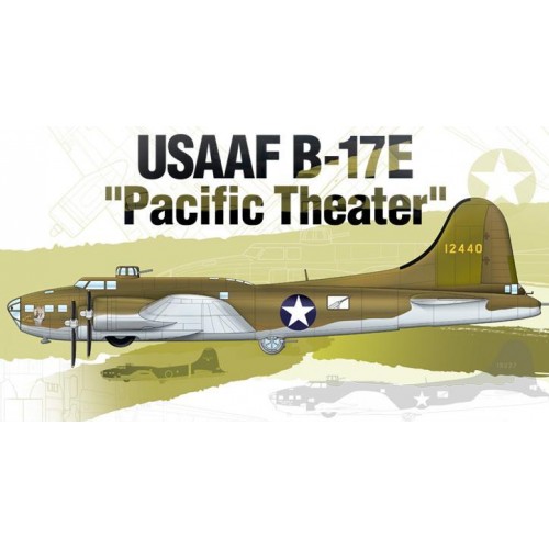 BOEING B-17 E FORTRESS (Pacific Theater) -Escala 1/72- Academy 12533