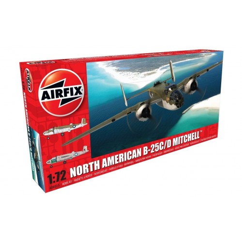 NORTH AMERICAN B-25 C/D MITCHELL -Escala 1/72- Airfix A06015