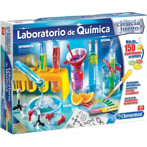 Ciencia y Juego: LABORATORIO DE QUIMICA - CLEMENTONI 55082