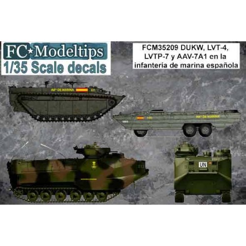 CALCAS VEHICULOS ANFIBIOS ESPAÑOLES - FC Modeltips C35209