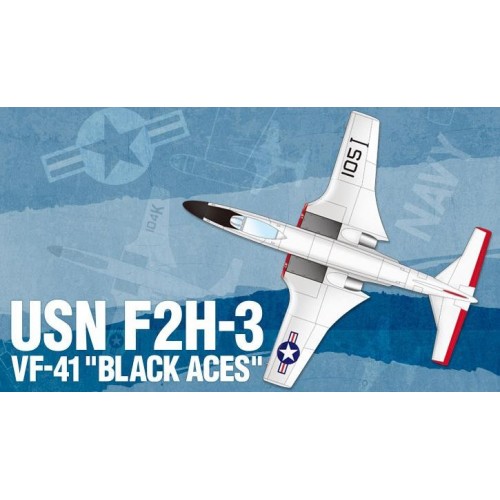 McDONNELL F2H-3 BANSHEE "VF-41 BLACK ACES" -Escala 1/72 - ACADEMY 12548