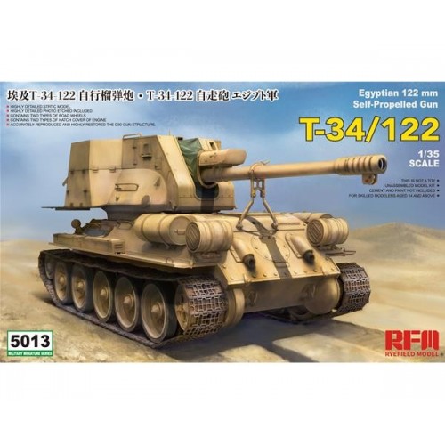 OBUS AUTOPROPULSADO T-34/122 -Escala 1/35 - Rye Field Models RM5013