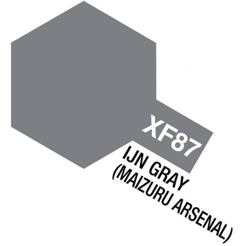 PINTURA ACRILICA GRIS MARINA JAPONESA -Arsenal Maizuru- MATE XF-87 (10 ml)