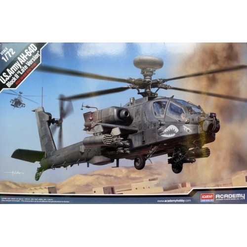 BOEING AH-64 D APACHE BLOCK II (Late version) -Escala 1/72- ACADEMY 12551