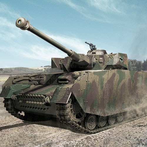 CARRO DE COMBATE Sd.Kfz. 161 Panzer IV Ausf. H MID -Escala 1/35 - ACADEMY 13516
