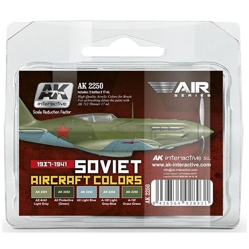 Air Series: SOVIET AIRCRAFT COLORS (1937-1941) - AK Interactive AK2250