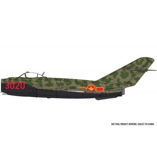 MIKOYAN GUREVICH MIG-17 F FRESCO (SHENYANG J-5) -Escala 1/72- Airfix A03091
