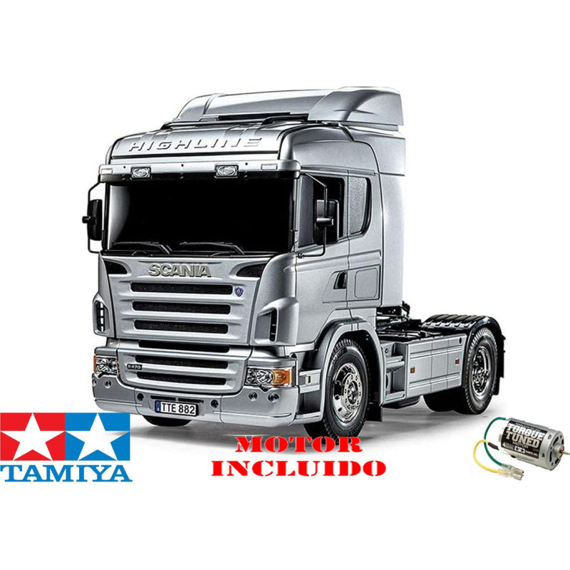 Camion RC Scania R470 Silver Edition 1/14 TAMIYA 56364