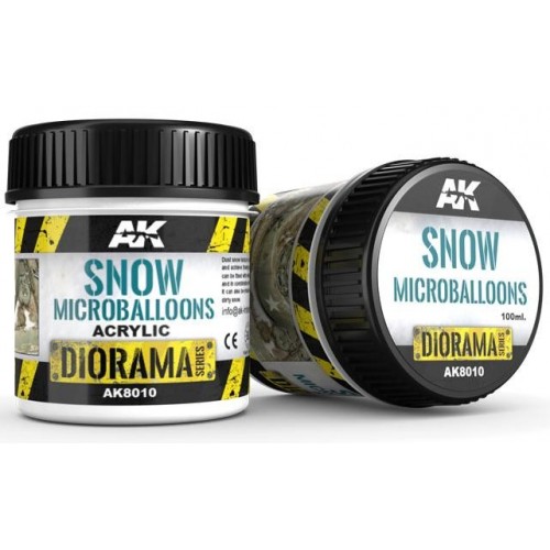 DIORAMA Series: SNOW MICROBALLONS (100 ml) - AK Interactive AK8010