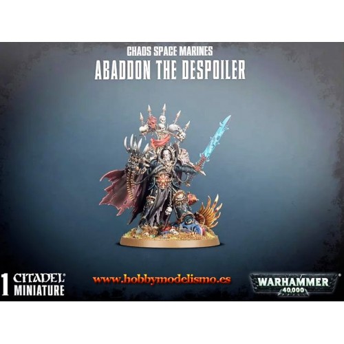 CHAOS SPACE MARINES ABADDON THE DESPOILER - GAMES WORKSHOP 43-60